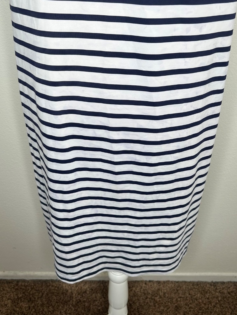 Tommy Bahama Womens Striped Swim Tank Dress Coverup Size L Pockets - Picture 8 of 10